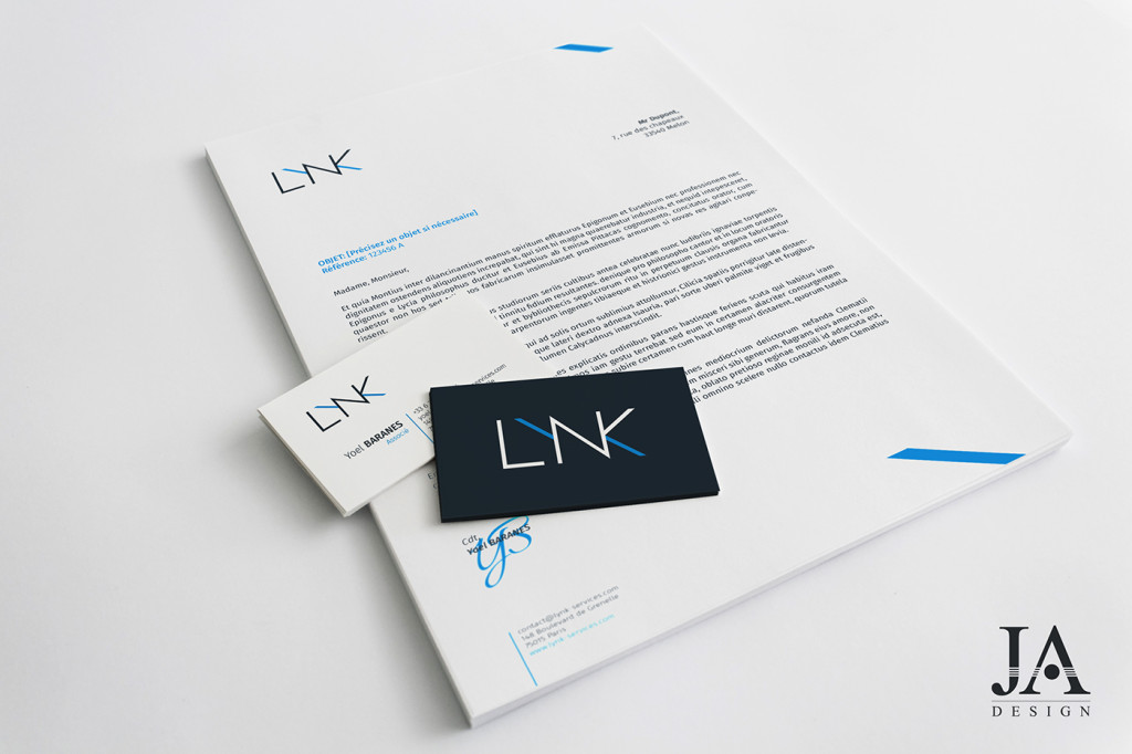 Charte graphique pour une startup LYNK par JA Design Graphiste